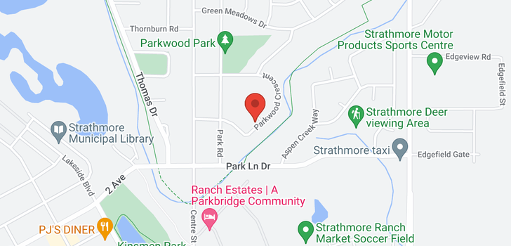 map of 40  PARKWOOD Crescent
